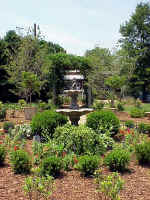Fountain in McGill Rose Garden