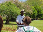A great garden tour guide, Stephen